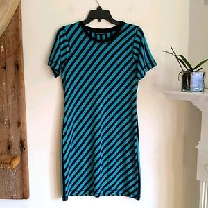 Nally & Millie striped dress XS NWT